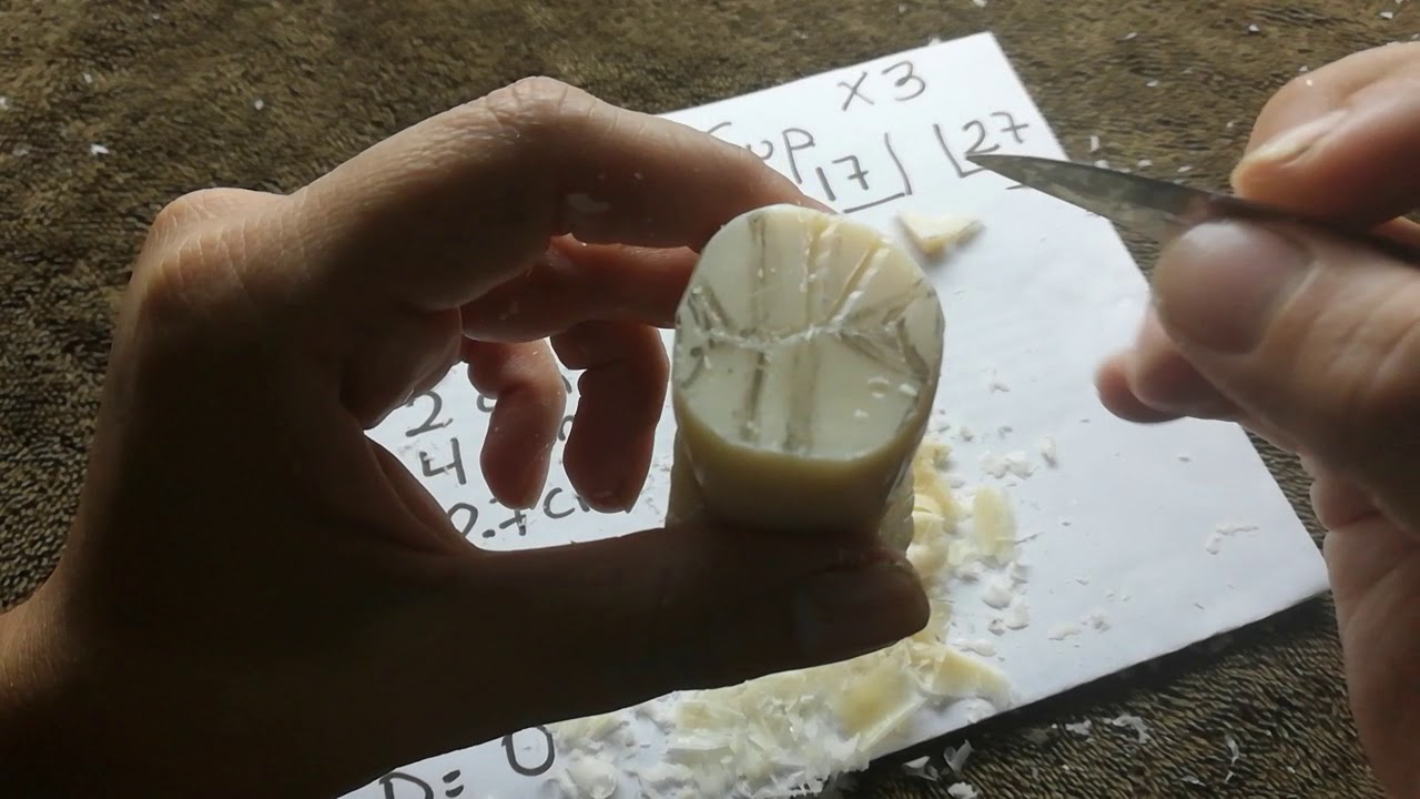 Tallado en jabón de Segundo Molar Superior