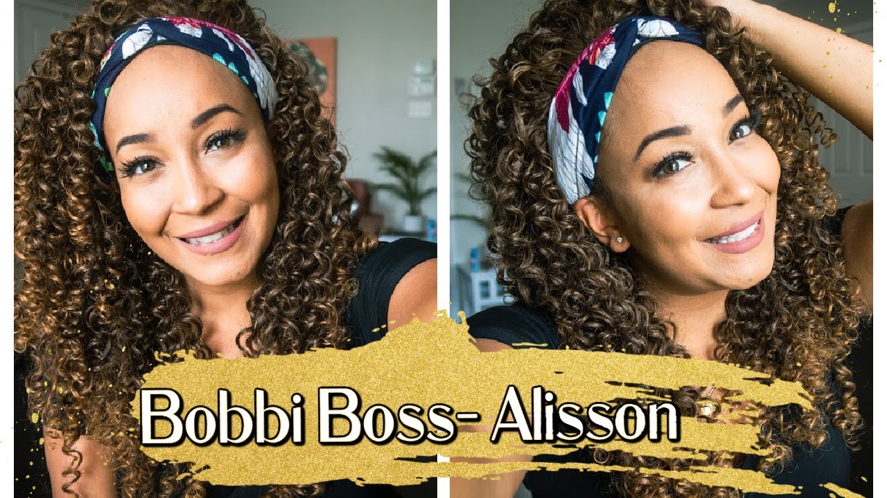 Quick & Easy Headband Wig! Bobbi Boss Alisson ft. Kym