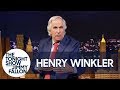 Henry winkler kicks off his tonight show interview with the fonz dance