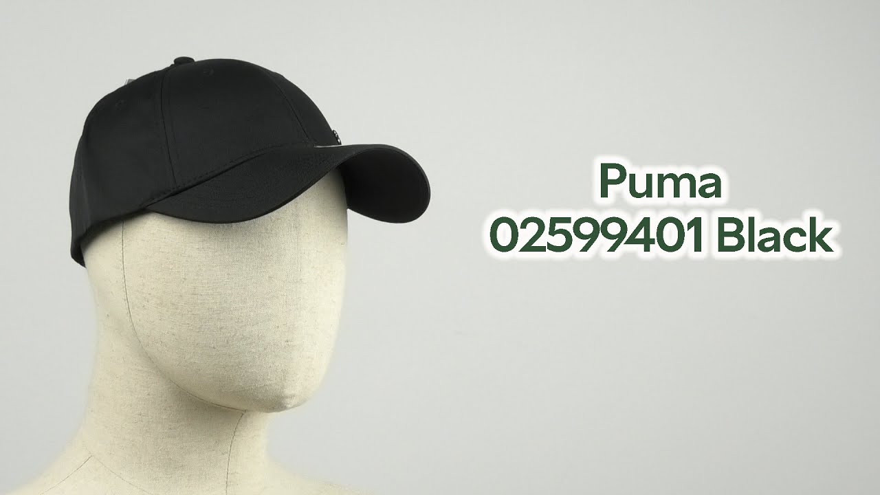 Розпаковка Puma Ess Metal Puma Cat BB Cap 02599401 L Black