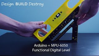 Arduino Digital Level using Nano + MPU6050 Gyroscope/Accelerometer + OLED display