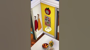 How to CLUTTER YOUR KITCHENS in the Sims! #shorts