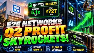 E2E Networks Q2 FY27 Results: Revenue Jumps 411%, PAT Hits ₹72.7 Crore as AI GPU Demand Accelerates