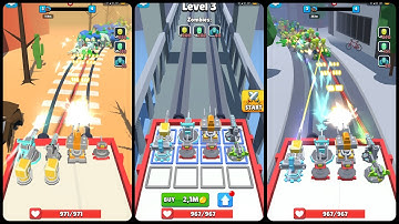Merge Train Idle Mobile Game | Gameplay Android