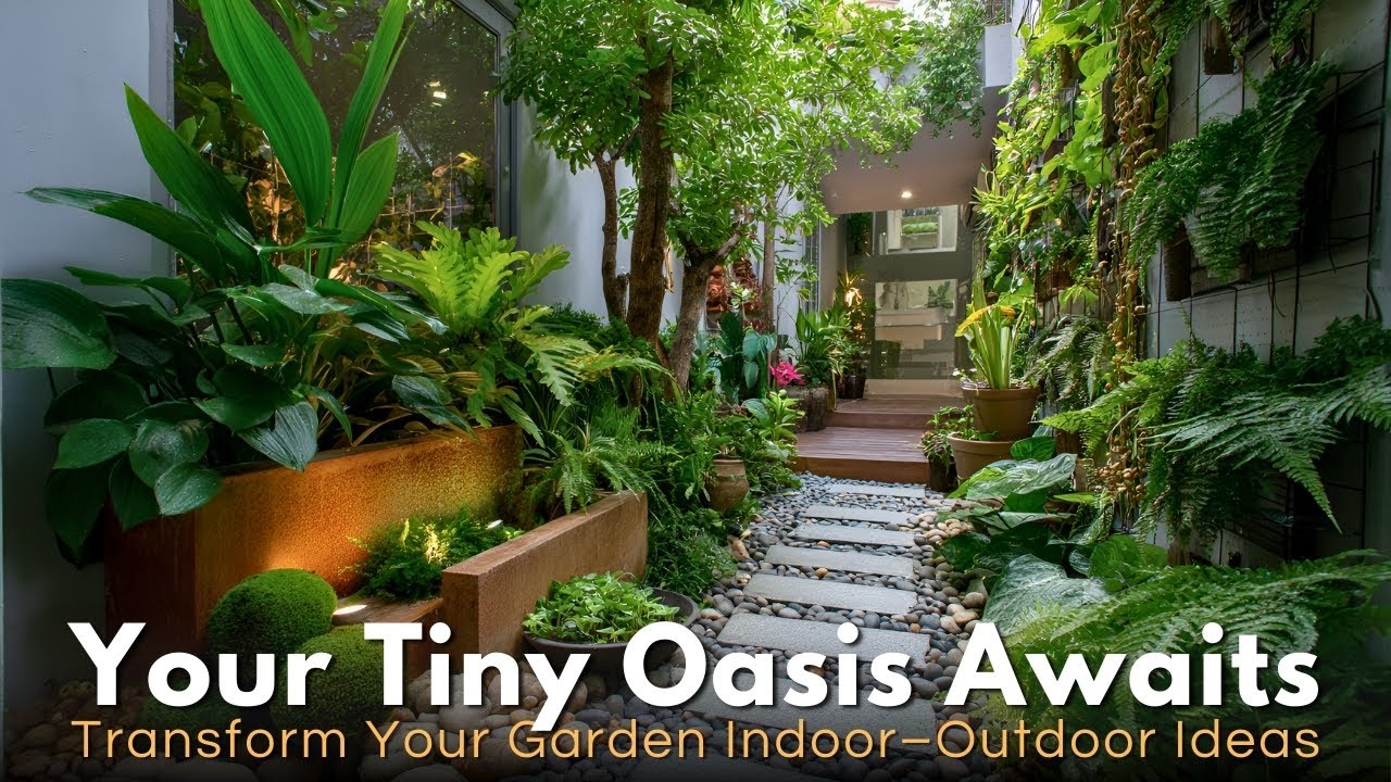 Small Space, Big Impact Stunning Tiny Garden Ideas - YouTube