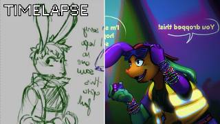 Rave Looey 4 Art Fight【Speedpaint】
