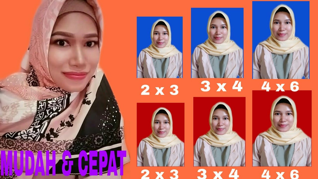 PART 2 CARA MERUBAH UKURAN  FOTO  MENJADI 2X3  3X4 4X6 