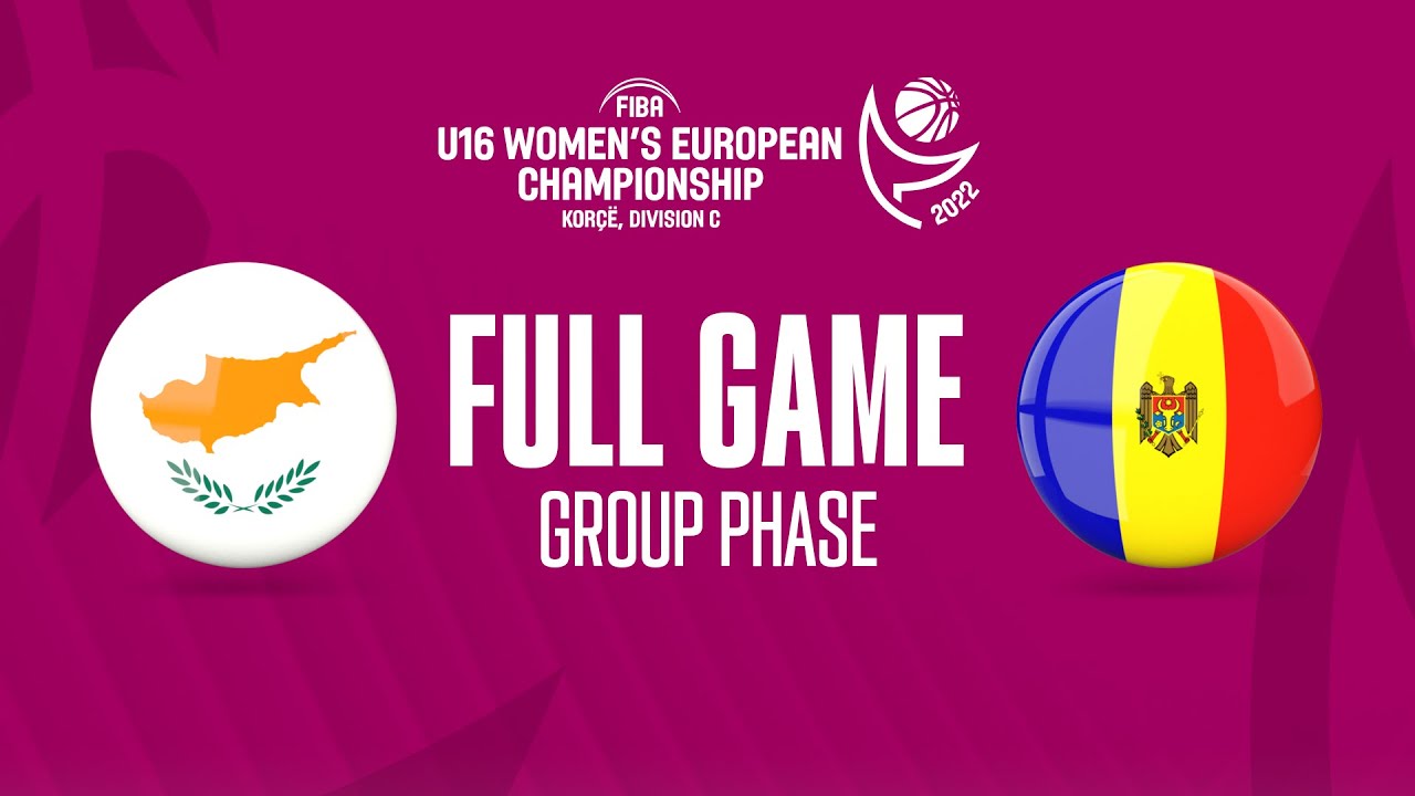 Cyprus v Moldova | Full Basketball Game | FIBA U16 Women's European Championship 2022