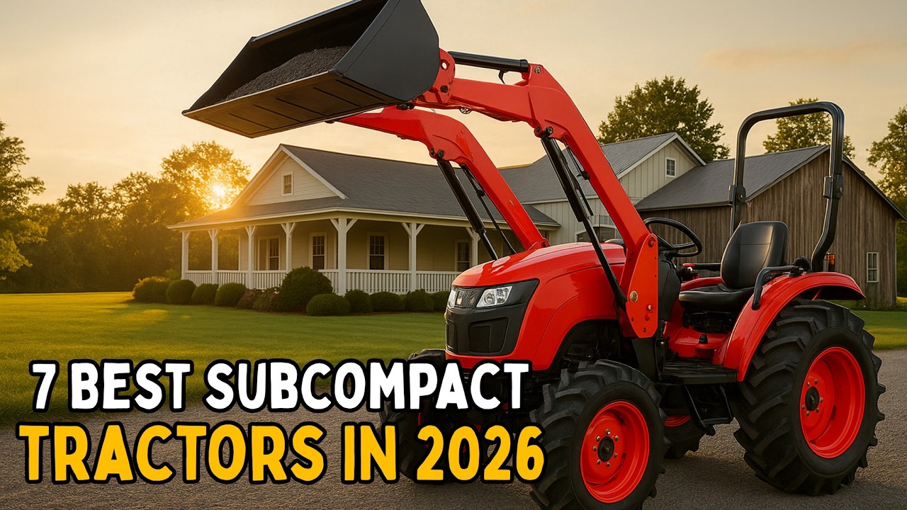 7 лучших субкомпактных тракторов 2026 года