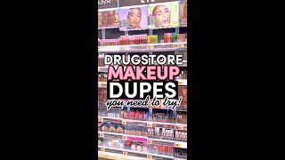 DRUGSTORE MAKEUP DUPES YOU NEED 😍 #shorts #makeup #beauty #dupe #makeupdupes