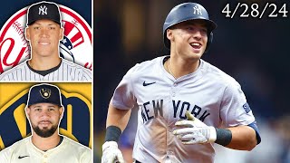 New York Yankees @ Milwaukee Brewers | Game Highlights | 4\/28\/24