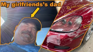 Stupid teenager crashes his brand new corvette!