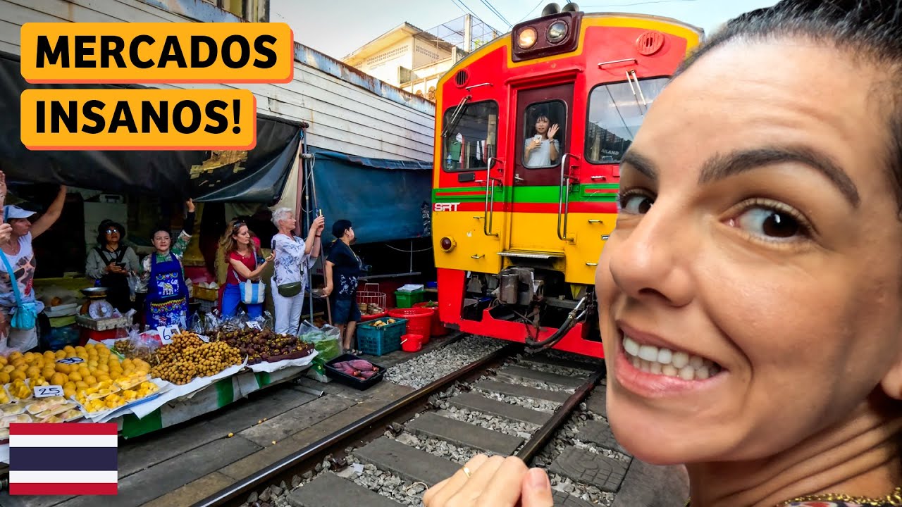 OS MERCADOS MAIS DIFERENTES DA TAILÂNDIA (e do mundo!)