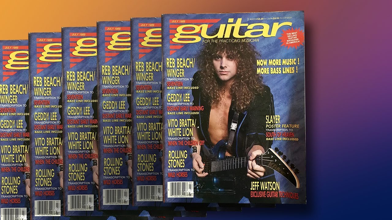 GFTPM July 1989 (Vintage Guitar Magazine)