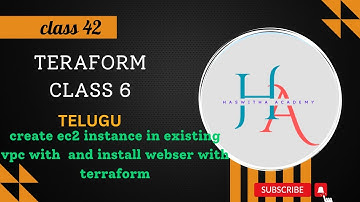 create ec2 instance in existing vpc and install web server with terraform