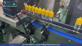 CX YGF 60ml E Liquid Filling Production Line #FillingMachine #eliquidfillingmachine   #ELiquid