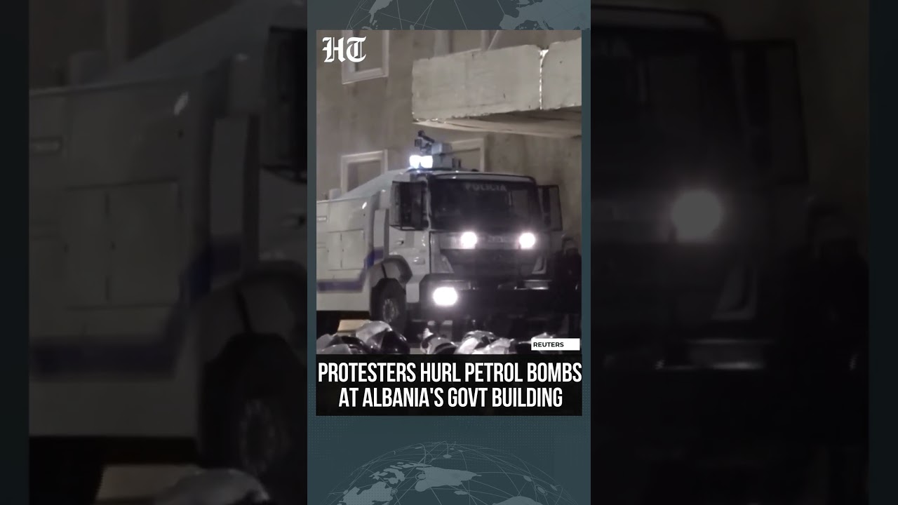Anger Boils Over In Albania As Protesters Torch Govt Building During Anti-Government Demonstration