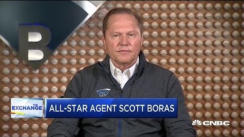 All-star agent Scott Boras on whether baseball