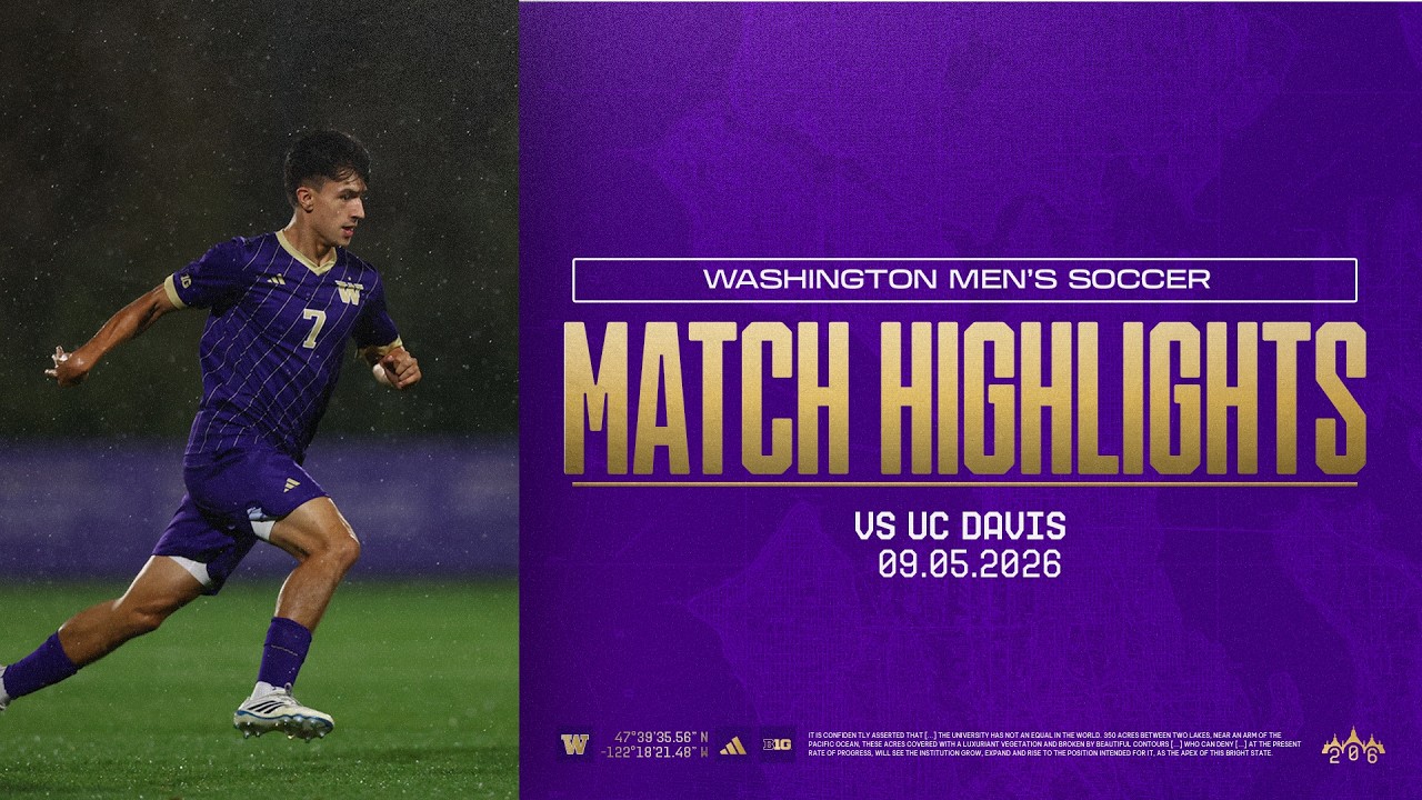 Washington 4, UC Davis 0 | Huskies Highlights