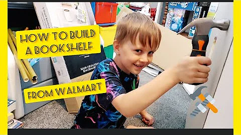 LET'S BUILD | HOW TO build a 3 shelf BOOKCASE by Mainstay