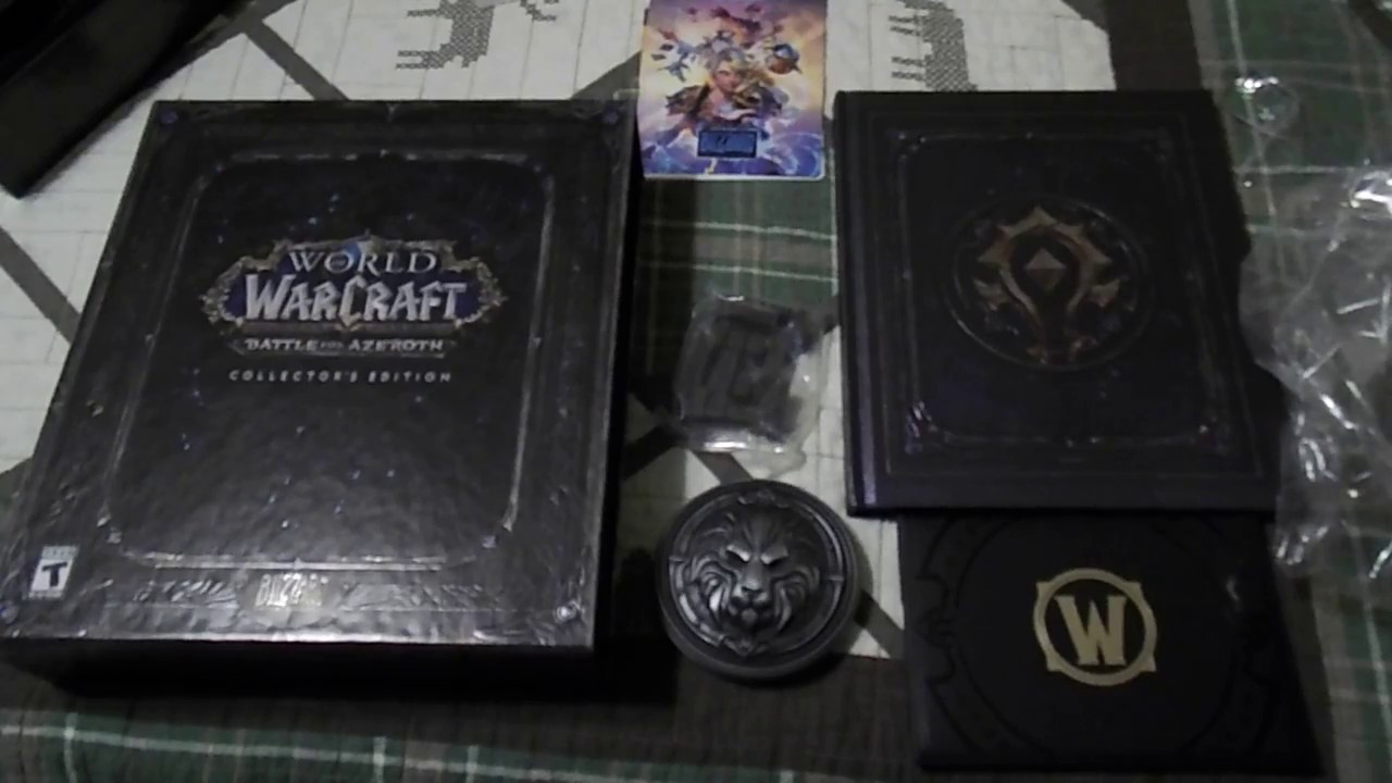 World of Warcraft Battle For Azeroth CE Unboxing**UPDATE**