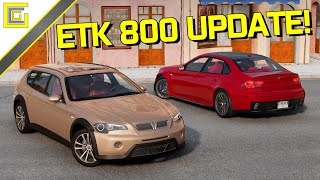 ETK 800 SEDAN - UPDATE 0.28 I BeamNG Drive Crashes #2140