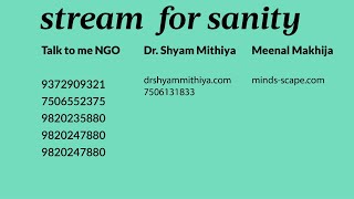 🔴 Stream For Sanity with Neville Shah | Special Episode: #WorldMentalHealthWeek | #MentalHealth