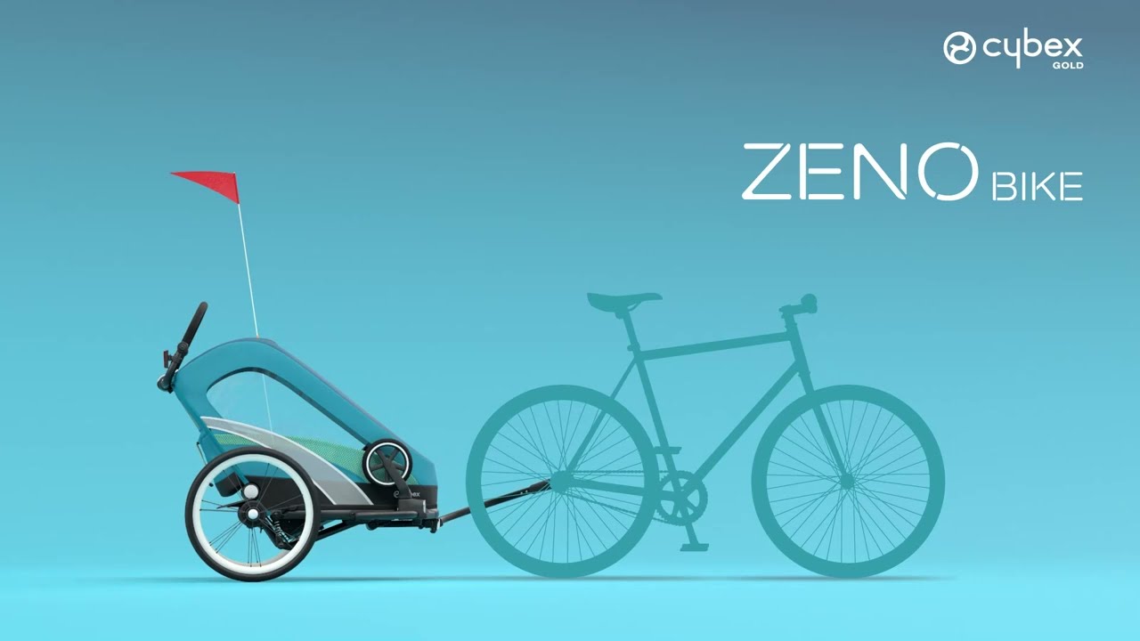 Poussette remorque à vélo Zeno Bike All Black : Cybex