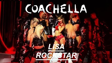 LISA 리사 - ROCKSTAR (fancam) @ COACHELLA WEEKEND 1 (4K) #lisa #lalisa #blackpink #kpop #coachella2025