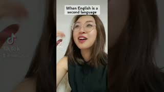 When English is a second language ?#tiktoktrend #japanese #english #secondlanguage #tiktokviral