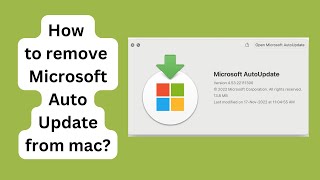 How To Stop Microsoft Autoupdate In Mac How To Remove Microsoft Autoupdate From Mac