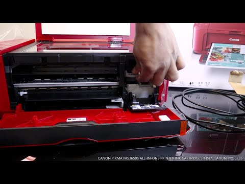 CANON PIXMA MG3650S ALL- IN - ONE PRINTER INK CARTRIDGES INSTALLATION PROCESS