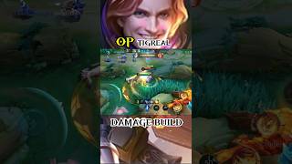 TIGREAL DAMAGE BUILD🔥 #shortvideo #viral #shorts #mobilelegends