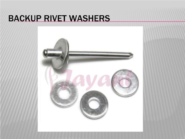 Back-Up Washer for Pop Rivets