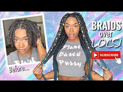 how to braid in temporary dread extensions (SE and DE!) 