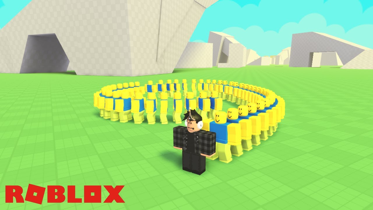 BUILDING A NOOB TRAIN in ROBLOX 