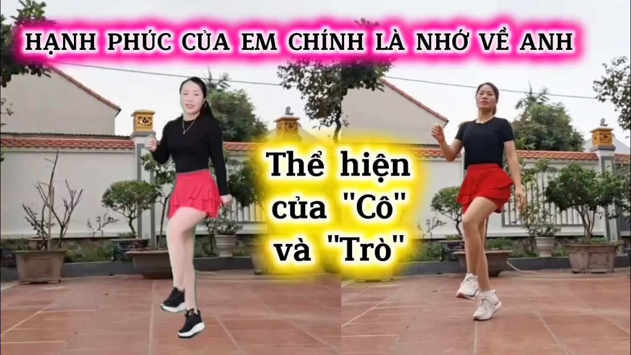 HẠNH PHÚC CỦA EM CHÍNH LÀ NHỚ VỀ ANH/Shuffle dance/Thể hiện của HV và HLV - Biên đạo Trần Oanh 