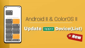 Android 11 update & ColorOS 11 update Oppo device list|Roll out time table