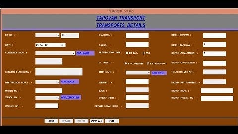c# projects | Transport Management System | Desktop App | C# | Part-2