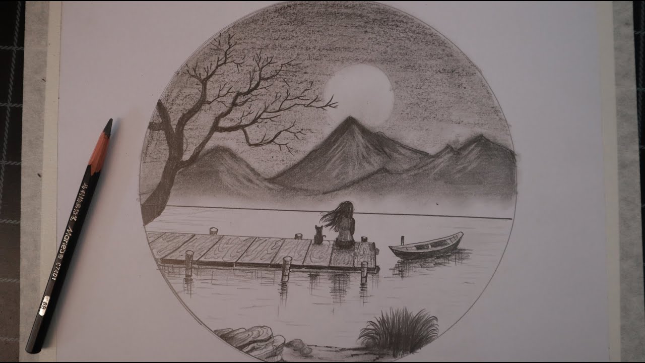 VẼ TRANH PHONG CẢNH #Painting #Drowing @Center ART | Tóm tắt những nội dung liên quan vẽ tranh phong cảnh chính xác nhất