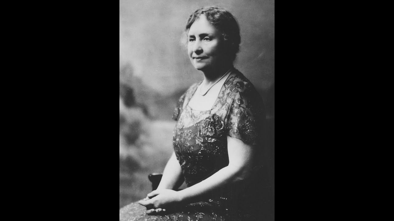 Rare Video of Helen Keller's while speaking YouTube