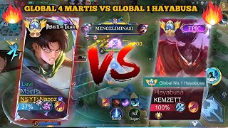 GUE MENCOBA MELAWAN TOP 1 GLOBAL HAYABUSA UNTUK YANG KEDUA KALINYA -Mobile Legends