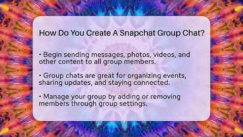 How Do You Create A Snapchat Group Chat? - Everyday-Networking