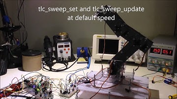 TLC5940 Servo Controller Function Examples
