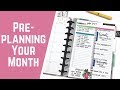 Pre-Planning Your Month