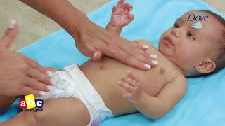 Masaje infantil - sol y luna (abdomen)