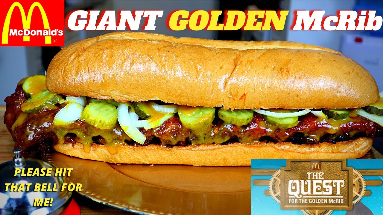 MAKING McDonald's McRib|HOW TO MAKE GIANT GOLDEN McRIB SUB SANDWICH RECIPE IN VEL DOGGS KITCHEN 2021