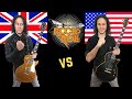 BRITISH CLASSIC ROCK vs CLASSIC ROCK USA | UK vs United States (Guitar Riffs Battle)