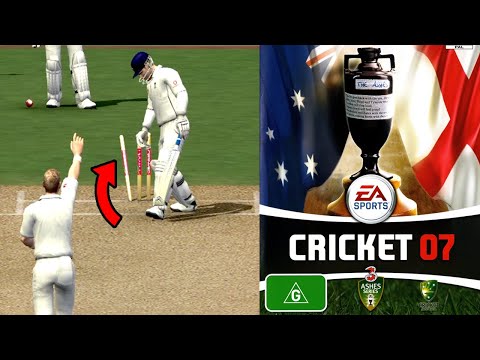 I played The Ashes on EA Sport's Cricket 07!