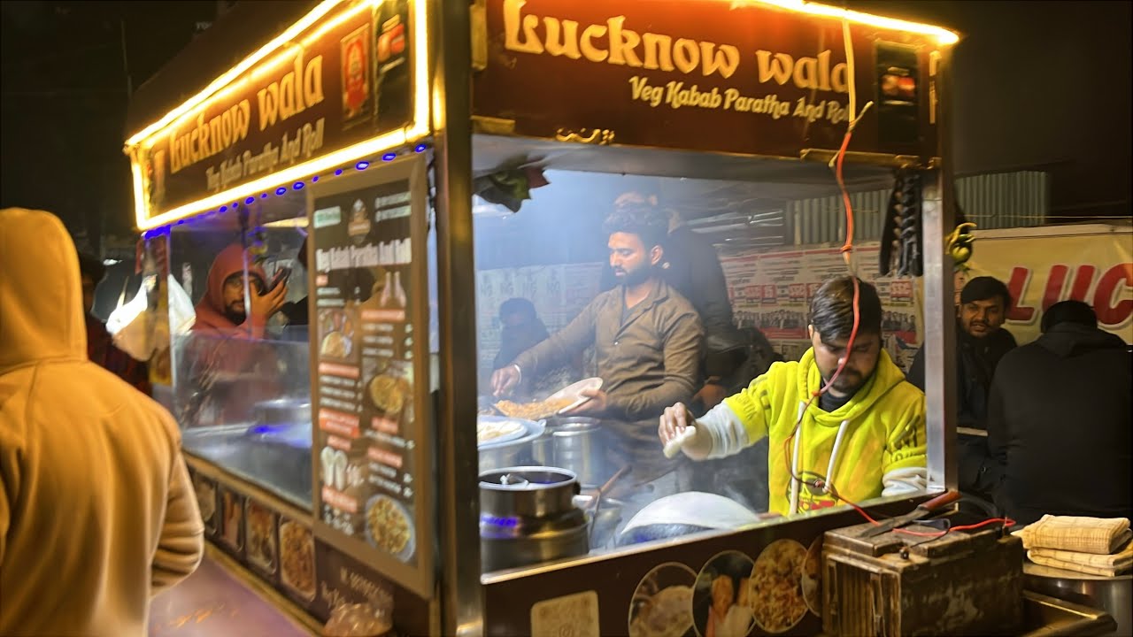 Lucknow Wala kabab paratha Mukherjee Nagar Delhi 